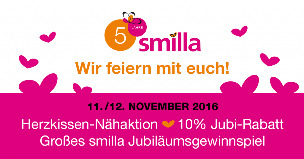 smilla feiert 5 Jahre Jubiläum